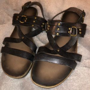 Franco Sarto black everyday sandals 😍